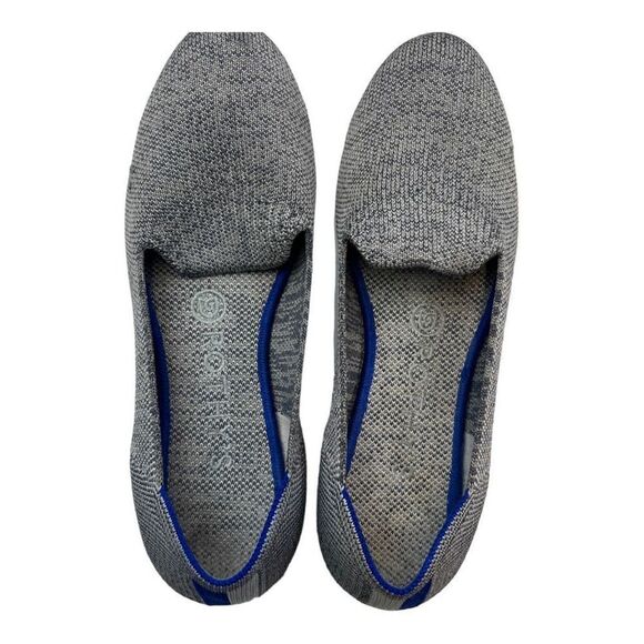 Rothy's Loafer Flat Shoes Women's 7 Heather Grey Slip-On Round Toe Low Top - Picture 10 of 11